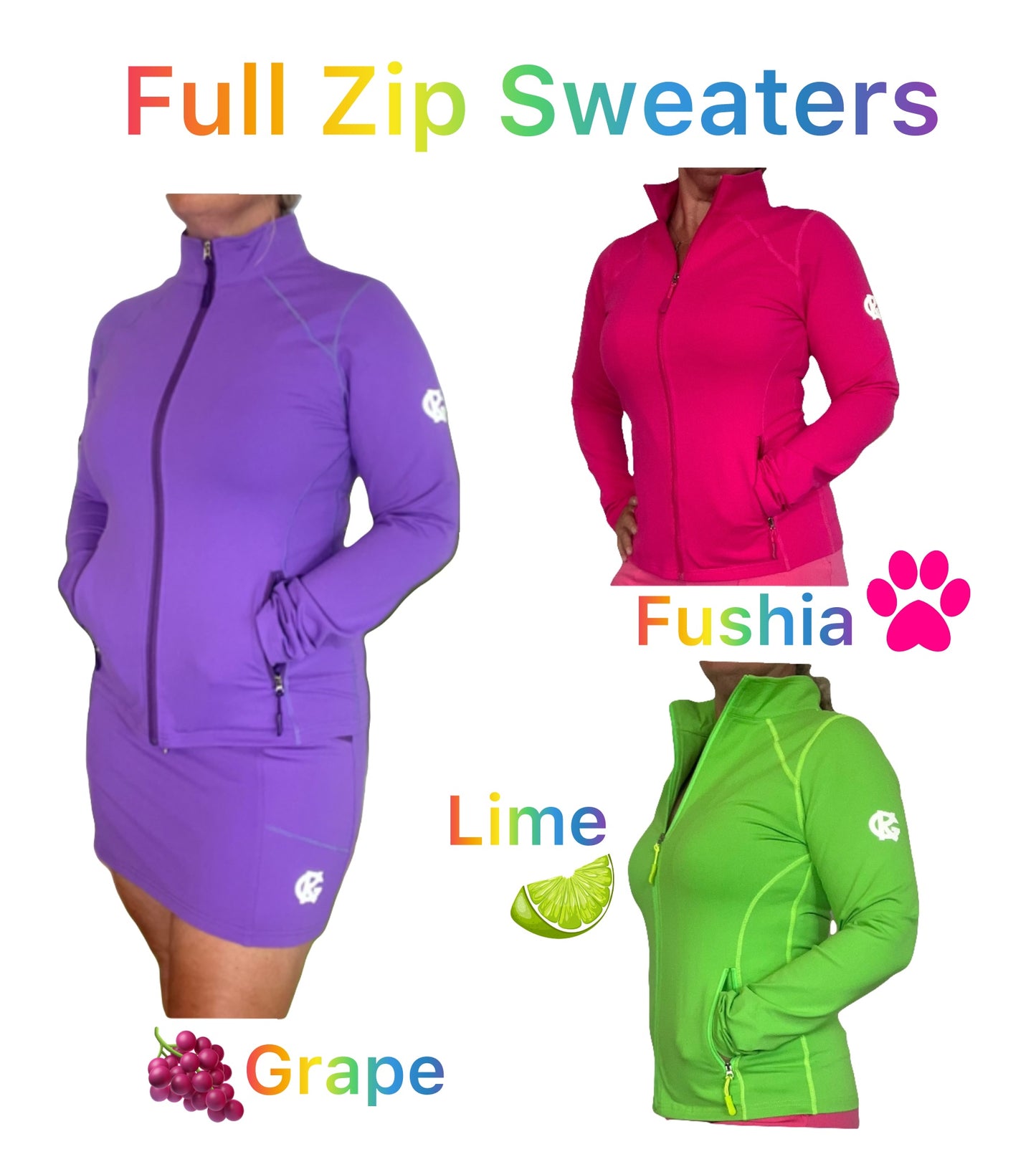 Ladies' Full Zip Sweater