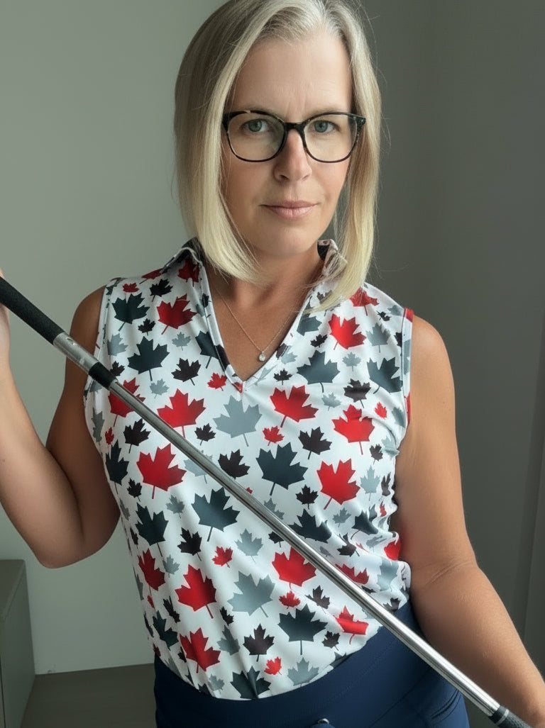 Canada EH? Sleeveless polos