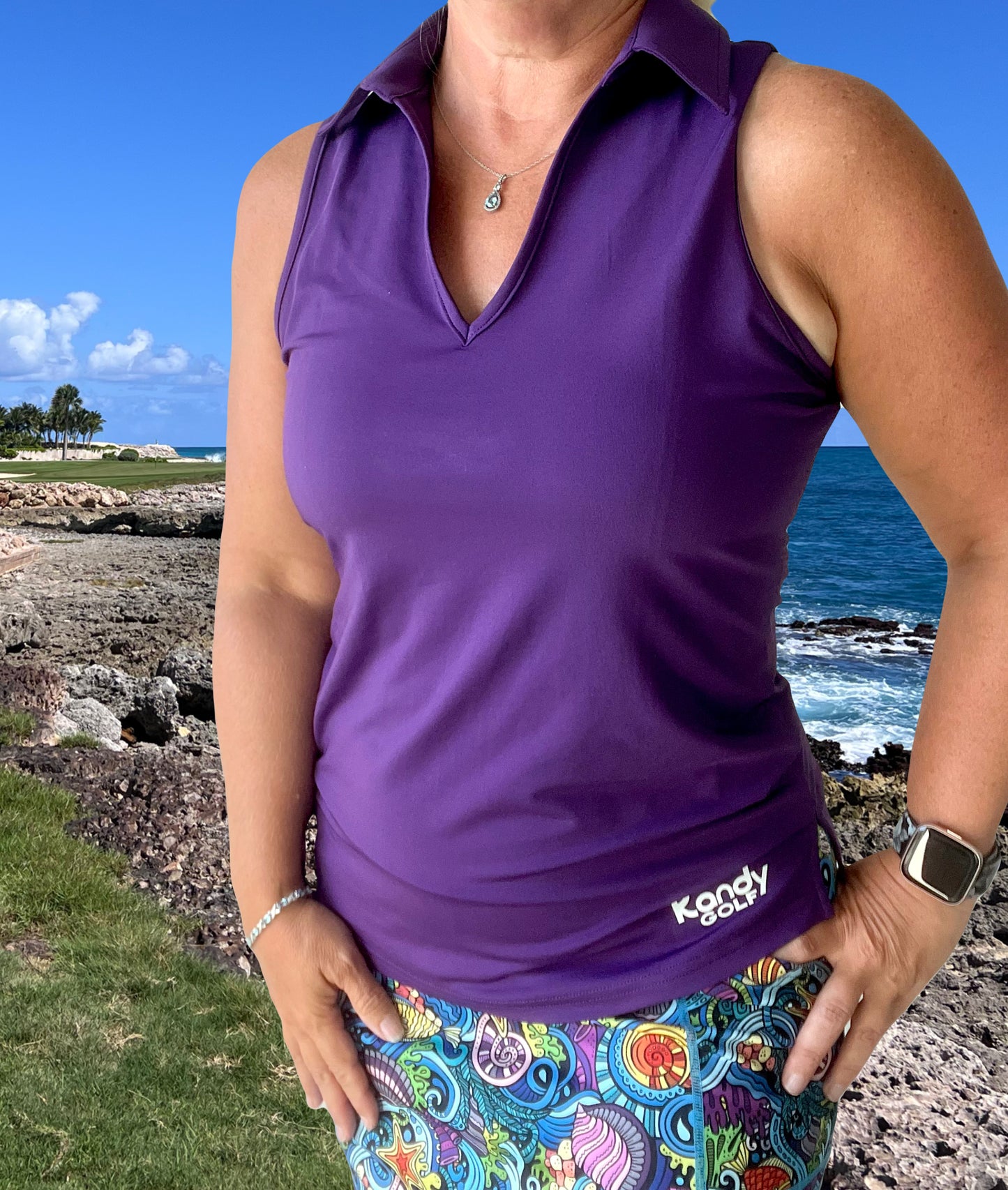 2024 女式露背 Polo 衫