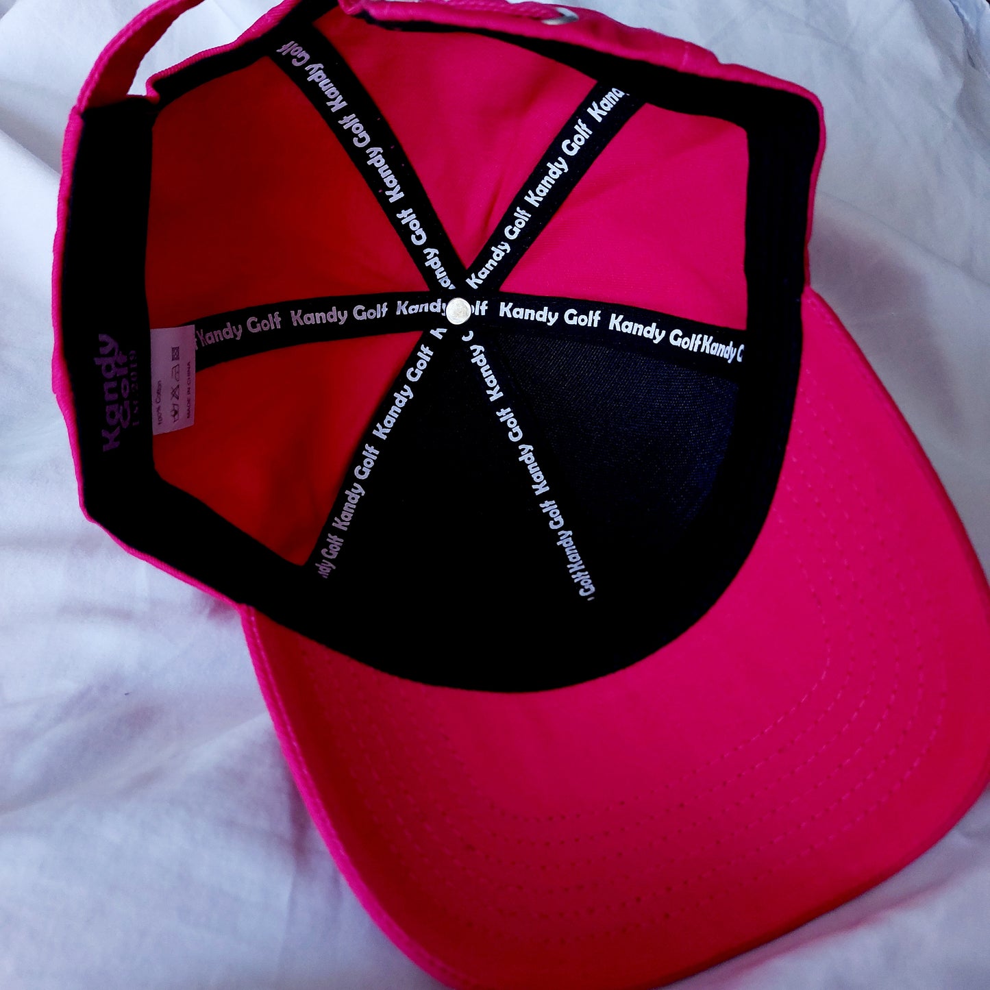 Kandy Golf Assortiment de visière 1/4, chapeaux à dos ouvert