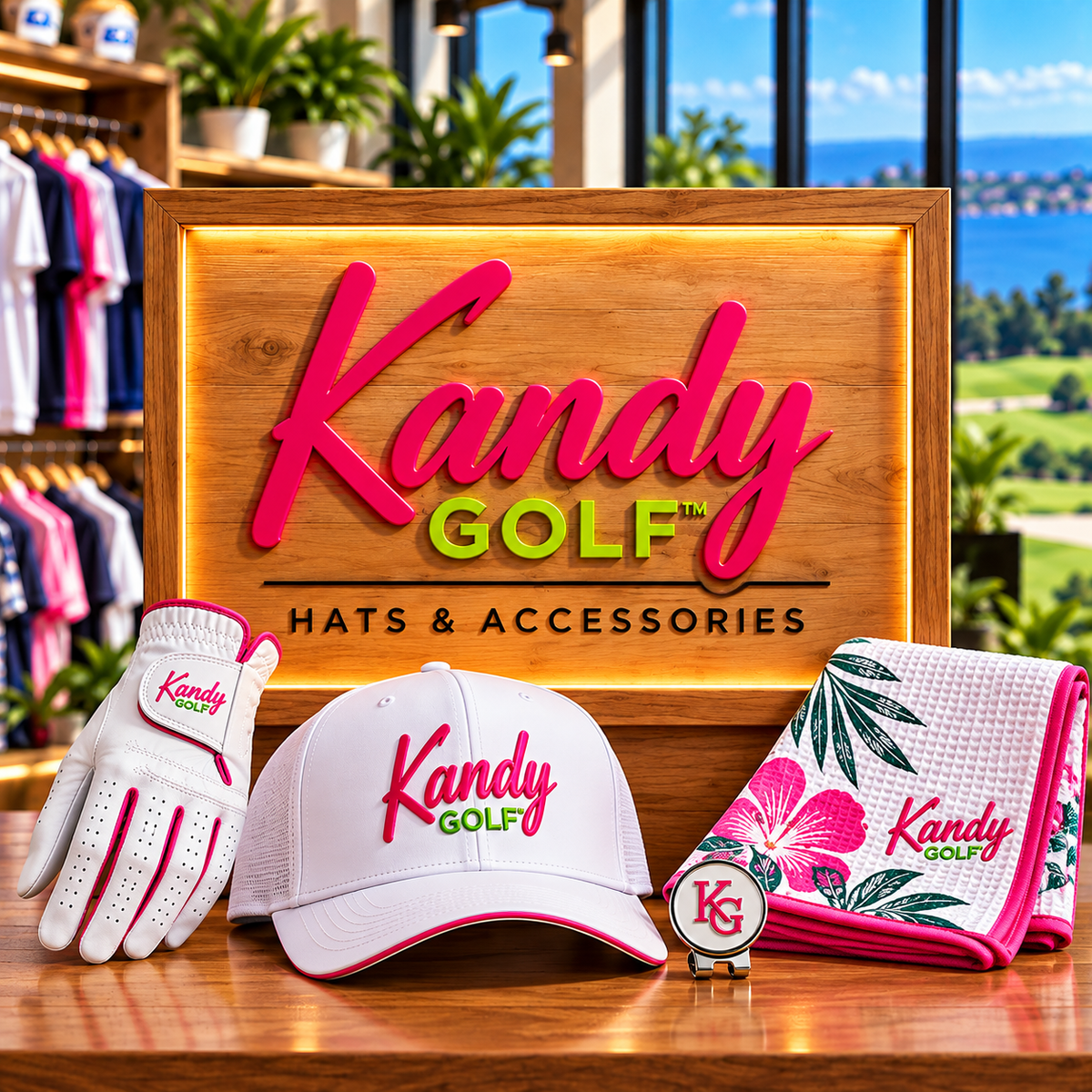 Kandy Golf Hats, Gloves & Accessories