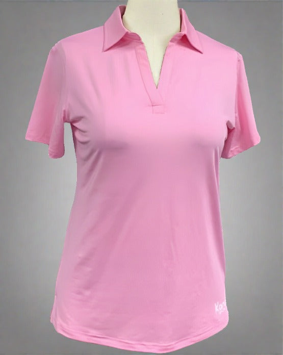 2024 女士经典 V 领 Polo 衫