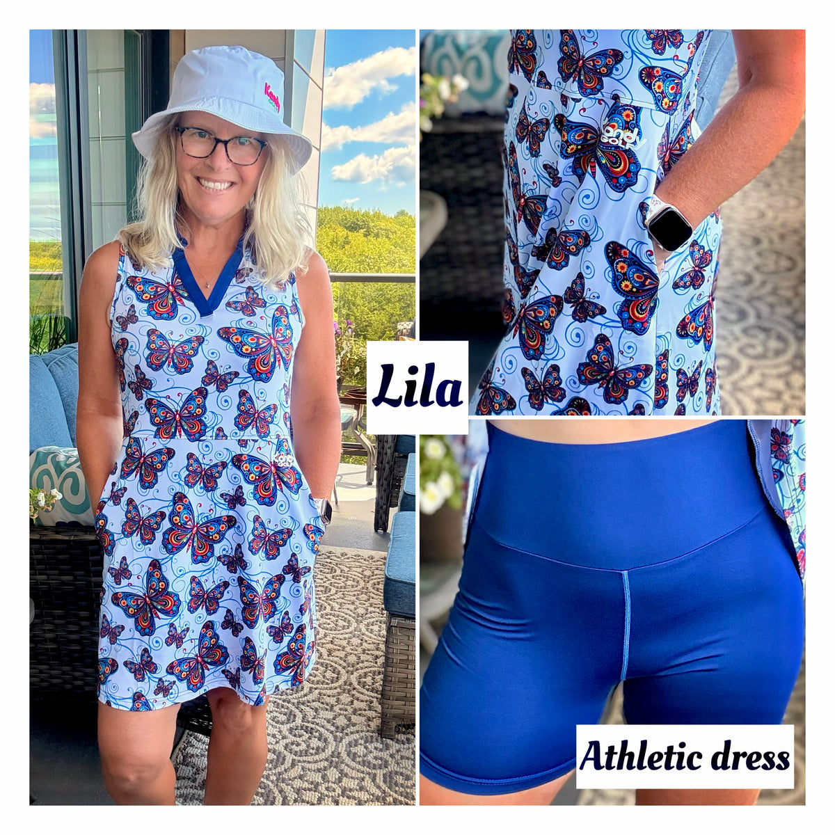 NEUES DESIGN! Sportliches Kleid mit Taschen