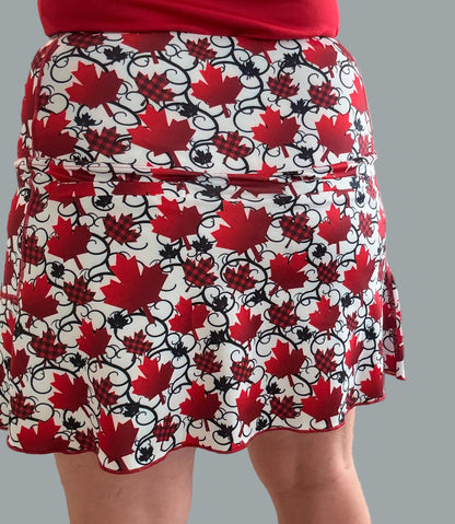 Falda pantalón con volantes Fore 2024.