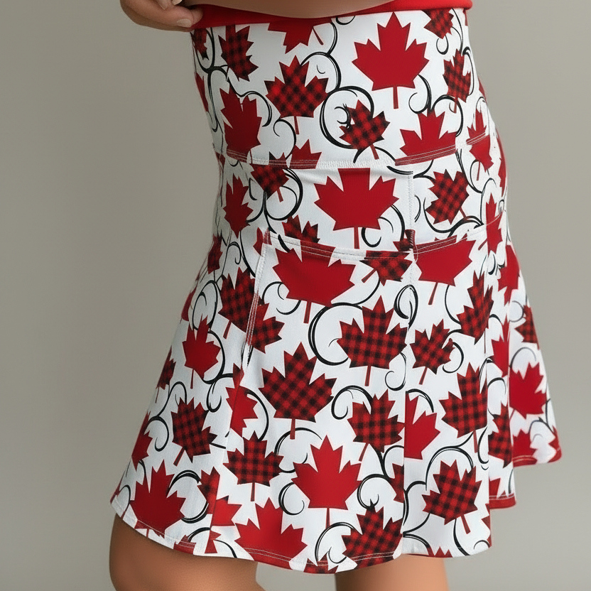 Falda pantalón con volantes Fore 2024.