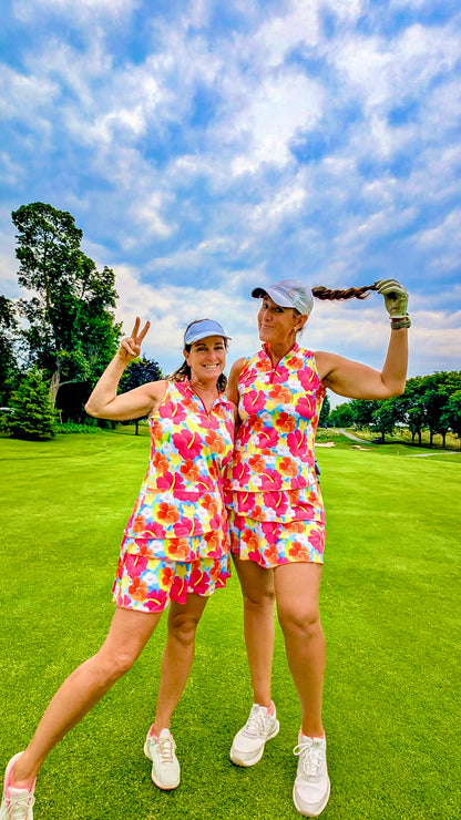 2026 “Elmay” Floral Print Par Tee Golf Dress