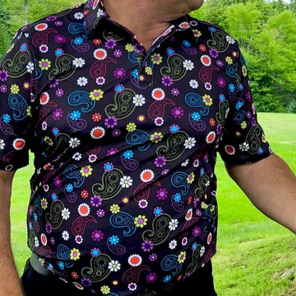 SECONDS Men's Printed Polos