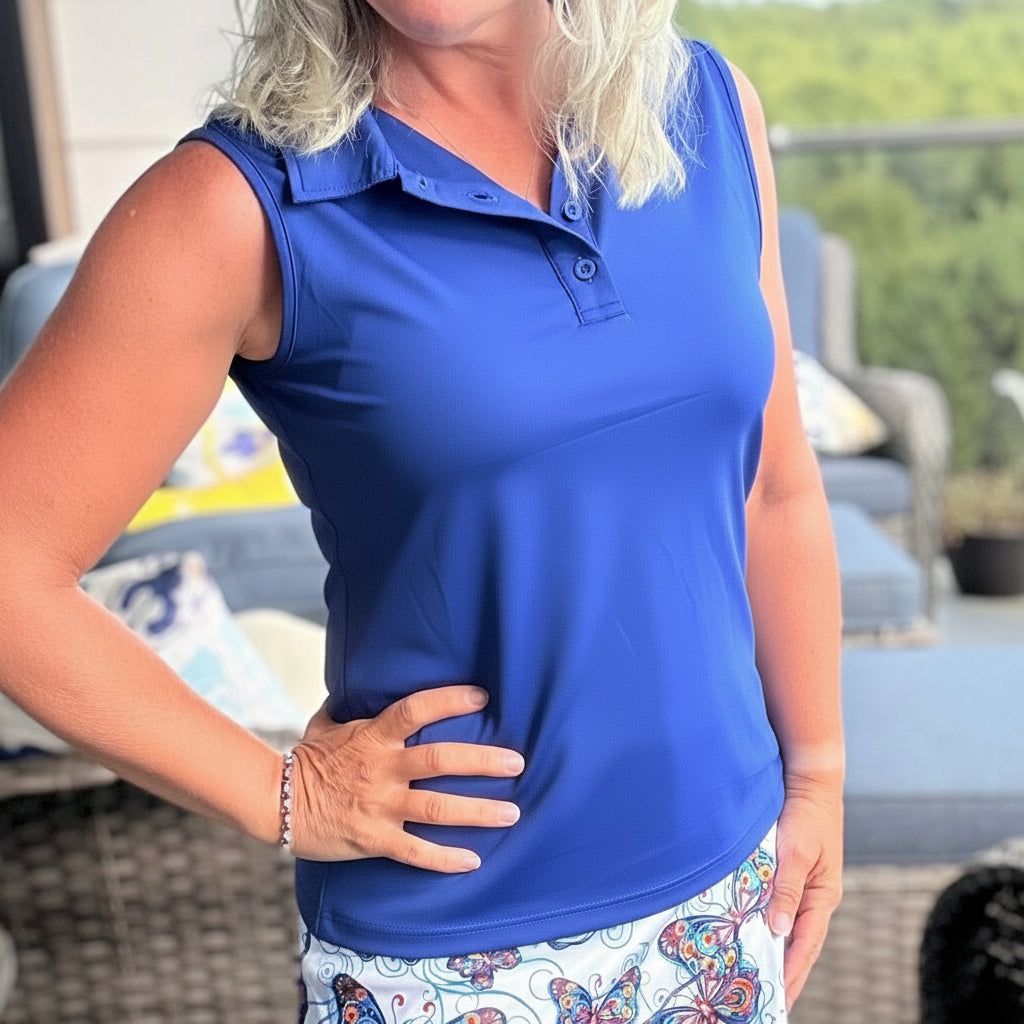 2025 Ärmellose Poloshirts