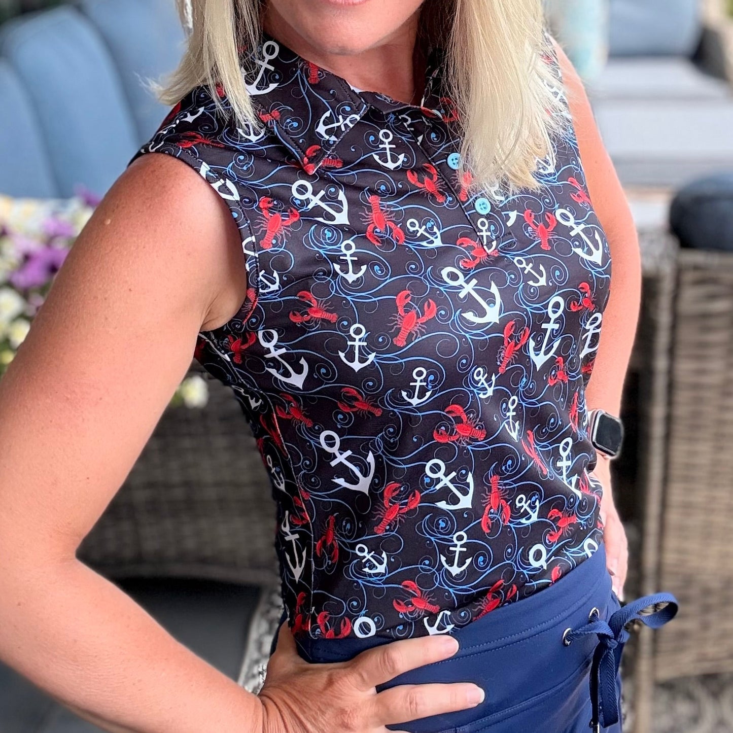 2025 Ärmellose Poloshirts