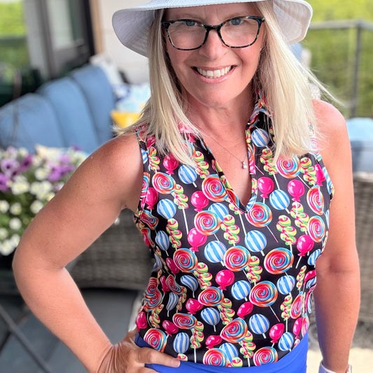 2024 Racerback-Polos für Damen