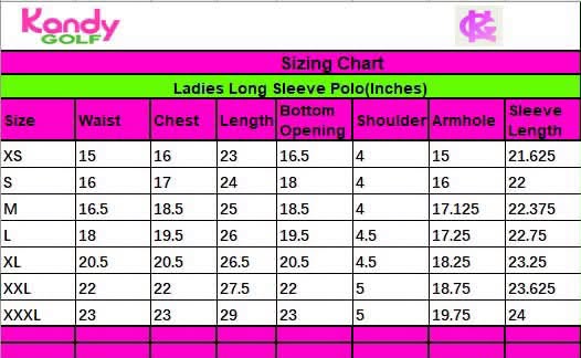 Pre Order Ladies Long Sleeve Ice Golf Polo