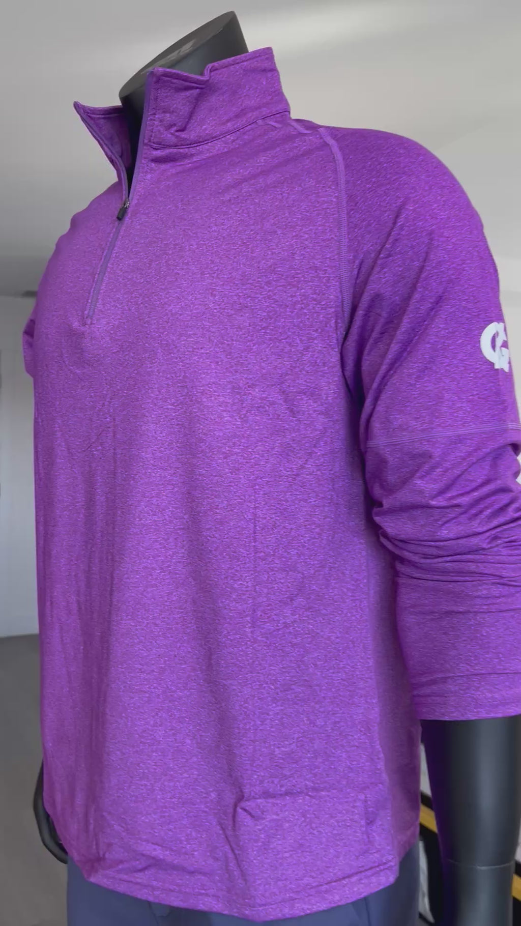 Pullover mit Viertelreißverschluss für Herren