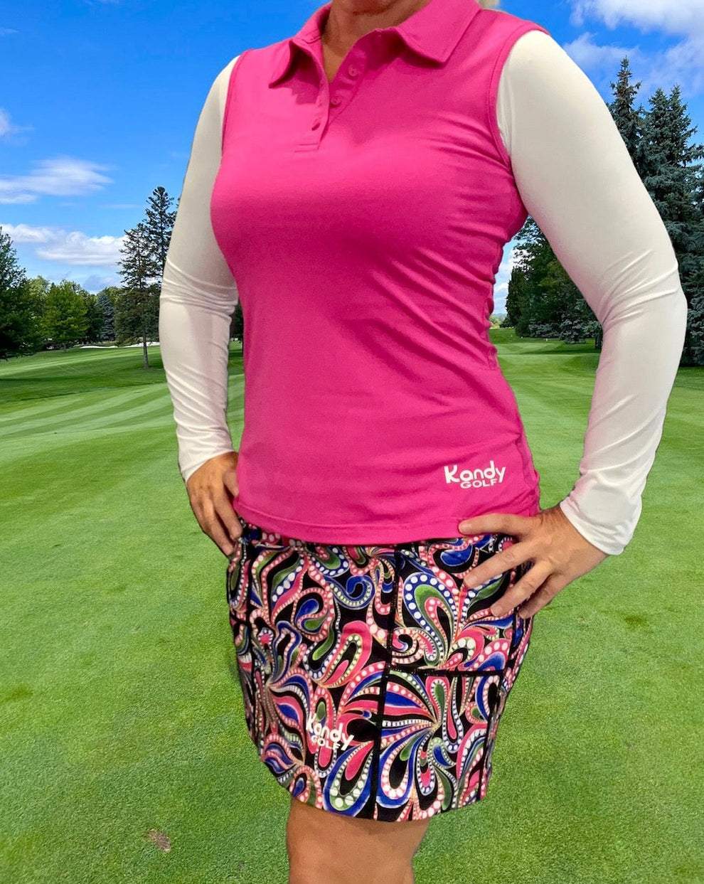 CLEARANCE 2023 Assorted Sleeveless Polos Kandy Golf Apparel